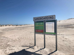 Trip 1 Lancelin to Cervantes more sand dunes near Lancelin