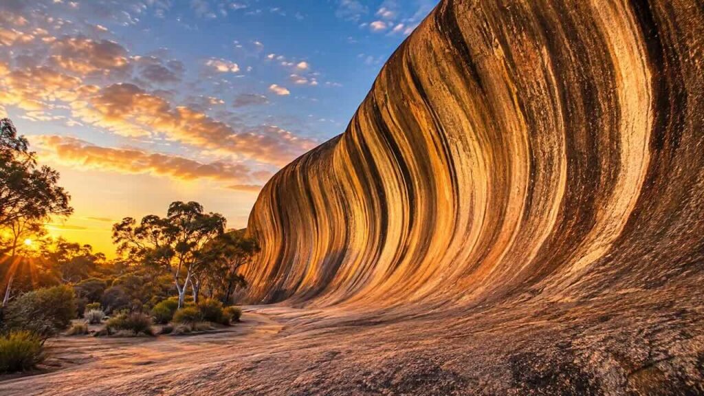 wave rock on the golf course tour